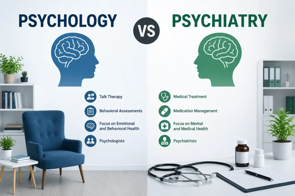 What’s the Difference Between Psychology and Psychiatry?