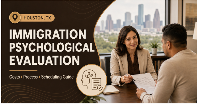 Immigration Evaluation in Houston, TX: Psychological Assessments, Costs, and How to Schedule