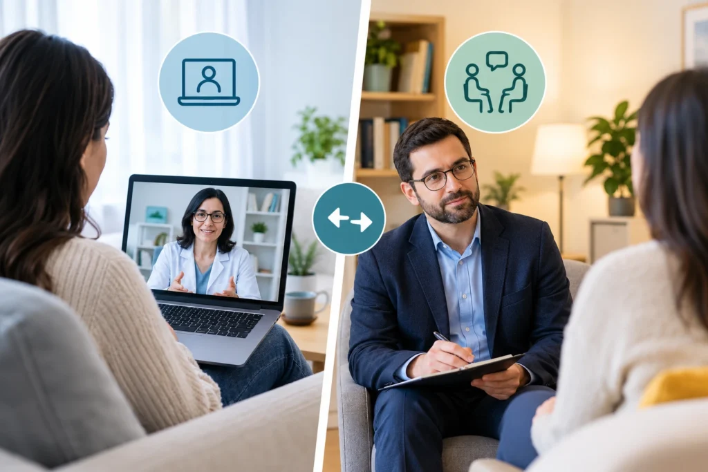 Online Psychiatrist vs. In-Person Psychiatrist: Which Is Right for You?